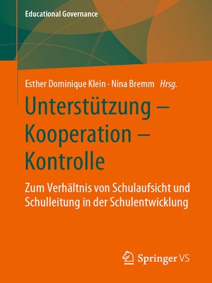 cover image of Unterstützung – Kooperation – Kontrolle